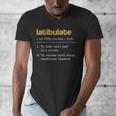 Latibulate Dictionary Definition For Introverts Men's V-Neck T-Shirt