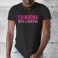 Latina Graduation Educated Latina Chingona With A Masters Men's V-Neck T-Shirt