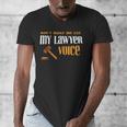 Lawyer Voice Attorney Law School Student Graduation Men's V-Neck T-Shirt
