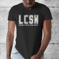 LCSW Licensed Clinical Social Worker Graduation Men's V-Neck T-Shirt