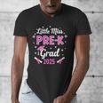 Little Miss Pre-K Grad 2025 Coquette Preschool Graduation Men's V-Neck T-Shirt
