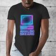 Lofi Reverie Analog Dreams Pixel 90s Desktop VHS Nostalgia Men's V-Neck T-Shirt