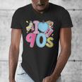 I Love 90's Retro Style Nostalgia Vibe 1990's Party Men's V-Neck T-Shirt