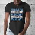 I Would Love To Cancel Plans But i Never Make Any Introvert Men's V-Neck T-Shirt