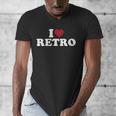 I Love Retro Vintage 80s 90s Nostalgia Men's V-Neck T-Shirt