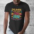 Made In 1990 Limited Edition 90s Nostalgia 34th Birthday Men's V-Neck T-Shirt