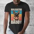 Malinois Dad Maligator Daddy Belgian Malinois Men's V-Neck T-Shirt Malinois Dad Maligator Daddy Belgian Malinois Men's V-Neck T-Shirt