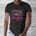 Mama With A Masters Degree Mom Graduation Mother's Day Men's V-Neck T-Shirt