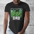 Marvel Comics Avengers Father's Day Hulk Incredible Dad Men's V-Neck T-Shirt
