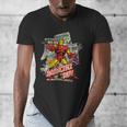 Marvel Iron Man Invincible Dad Father's Day Comic Retro Men's V-Neck T-Shirt