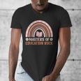 MASTER OF EDUCATION ROCK Master Graduation Men's V-Neck T-Shirt
