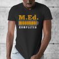 Master Graduation Completed Master Of Education Teacher Men Women Men's V-Neck T-Shirt