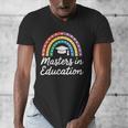 Masters Degree In Education Graduation Matching Graduate Men's V-Neck T-Shirt