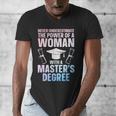 Masters Degree Graduation Art For Women Girls Masters Degree Men's V-Neck T-Shirt