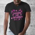 Masters Graduation Educated Latina Chingona Con Diploma Men's V-Neck T-Shirt