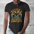 Master's Level Complete Vintage Video Gamer Graduation Men's V-Neck T-Shirt