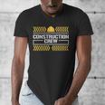 Matching Boys And Dad Mom Construction Digger Birthday Party Men's V-Neck T-Shirt