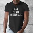 Men Dad Bod Joke Ex Male Dancer Humor Retired Chippendale Men's V-Neck T-Shirt