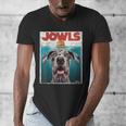 Merle Great Dane Jowls Paws Top Blue Eye Brown Dog Mom Dad For Men Women Girls Kids Men's V-Neck T-Shirt