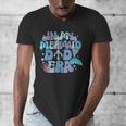 In My Mermaid Dad Era Family Matching Birthday Party Daddy Men's V-Neck T-Shirt In My Mermaid Dad Era Family Matching Birthday Party Daddy Men's V-Neck T-Shirt