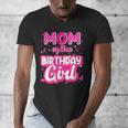 Mom And Dad Birthday Girl Family Matching Party Decorations Men's V-Neck T-Shirt