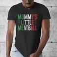 Mommy's Little Meatball Italian Quote Family Dad Mom Kids Men's V-Neck T-Shirt