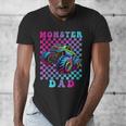 Monster Truck Dad Family Matching Shirt Truck Lovers Men's V-Neck T-Shirt Monster Truck Dad Family Matching Shirt Truck Lovers Men's V-Neck T-Shirt