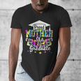 Mother Of a 2025 Graduate Tie Dye Class Senior Graduation 25 Men's V-Neck T-Shirt