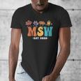MSW Est 2025 Graduation School Social Worker Shirt Master Men's V-Neck T-Shirt