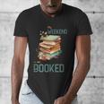 'My Weekend Is All Booked' Reading Book Introvert Librarian Men's V-Neck T-Shirt 'My Weekend Is All Booked' Reading Book Introvert Librarian Men's V-Neck T-Shirt