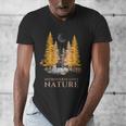 Nature Scene Tees For Introverts Quiet Escape Solitude Men's V-Neck T-Shirt Nature Scene Tees For Introverts Quiet Escape Solitude Men's V-Neck T-Shirt