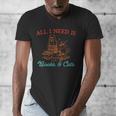 All I Need Is Books & Cats Cozy Men's V-Neck T-Shirt All I Need Is Books & Cats Cozy Men's V-Neck T-Shirt