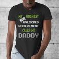 Nerdy Father Day Gamer Dad Daddy Men Love Video Gaming Men's V-Neck T-Shirt Nerdy Father Day Gamer Dad Daddy Men Love Video Gaming Men's V-Neck T-Shirt