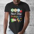 Next Stop Kindergarten Preschool Graduation 2025 Boy Girl Men's V-Neck T-Shirt