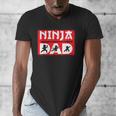 Ninja Dad Matching Family Ninja Warrior Men's V-Neck T-Shirt