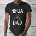 Ninja Dad Tshirt Ninja Shirt Ninja Tshirts Father Men's V-Neck T-Shirt