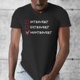 Not Introvert Huntrovert Hunting Hunt-Trovert Hunter Men's V-Neck T-Shirt Not Introvert Huntrovert Hunting Hunt-Trovert Hunter Men's V-Neck T-Shirt