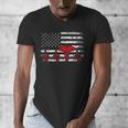 Nurse 2018 American Flag Tee Nursing School Graduation Men's V-Neck T-Shirt
