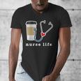 Nurse Life Graphic Nursing School Graduation Men's V-Neck T-Shirt