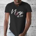 Nursing School Survivor Apparel Graduation Nurse RN EST 2019 Men's V-Neck T-Shirt