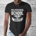 Nursing School Survivor Senior Nurse Graduation TShirt Men's V-Neck T-Shirt