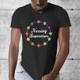 Nursing Supervisor Nurse Saying Graduation Proud Nurse Love Men's V-Neck T-Shirt