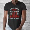 Old Men Gag Workout Gym Fitness Exercise Weightlifting Dad Men's V-Neck T-Shirt Old Men Gag Workout Gym Fitness Exercise Weightlifting Dad Men's V-Neck T-Shirt