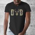 Old School Camo Dad Hunting Camouflage Deer Father's Day Men's V-Neck T-Shirt Old School Camo Dad Hunting Camouflage Deer Father's Day Men's V-Neck T-Shirt
