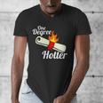 One Degree Hotter GraduationShirt For College Grads Men's V-Neck T-Shirt