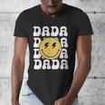 One Happy Family Birthday Matching Apparel Dada One Happy Dude Birthday Theme Family Matching Adult Child Short Sleeve Crew Neck Classic Fit Polyester 50 Cotton 50 Men's V-Neck T-Shirt