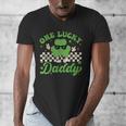 One Lucky Daddy St Patricks Day Dad Father Men's V-Neck T-Shirt