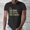 Pa The Man Myth Legend Shirt Father Dad Men's V-Neck T-Shirt Pa The Man Myth Legend Shirt Father Dad Men's V-Neck T-Shirt