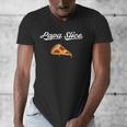 Papa Slice Pizza Belly Expectant Dad Pizza Pregnancy Reveal Men's V-Neck T-Shirt