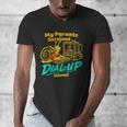 My Parents Survived Dial Up Internet Nostalgia 90s Men's V-Neck T-Shirt My Parents Survived Dial Up Internet Nostalgia 90s Men's V-Neck T-Shirt